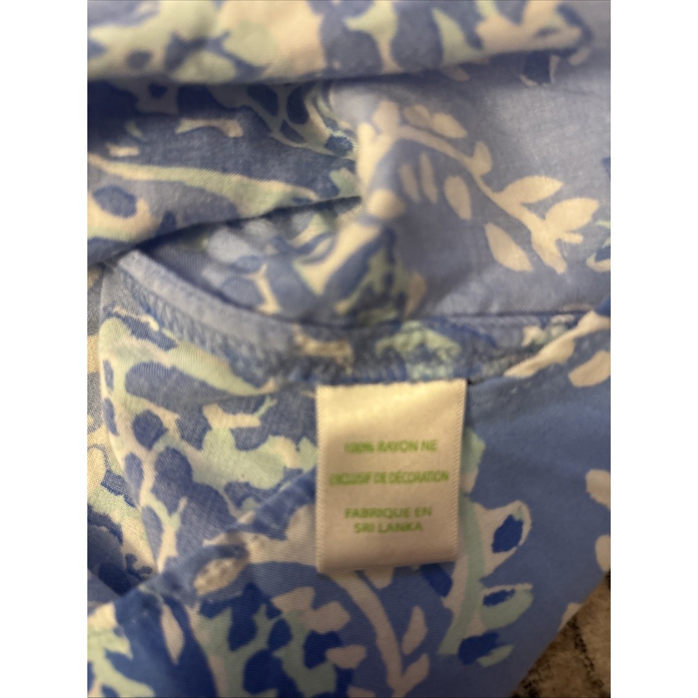 Lilly Pulitzer Size XS Hollie Tunic Dress Turtley Awesome Blue Periwinkle - Picture 8 of 9